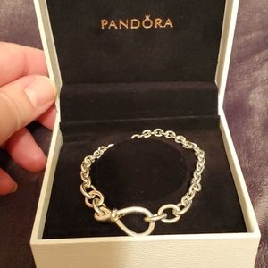 Pandora chunky infinity knot bracelet